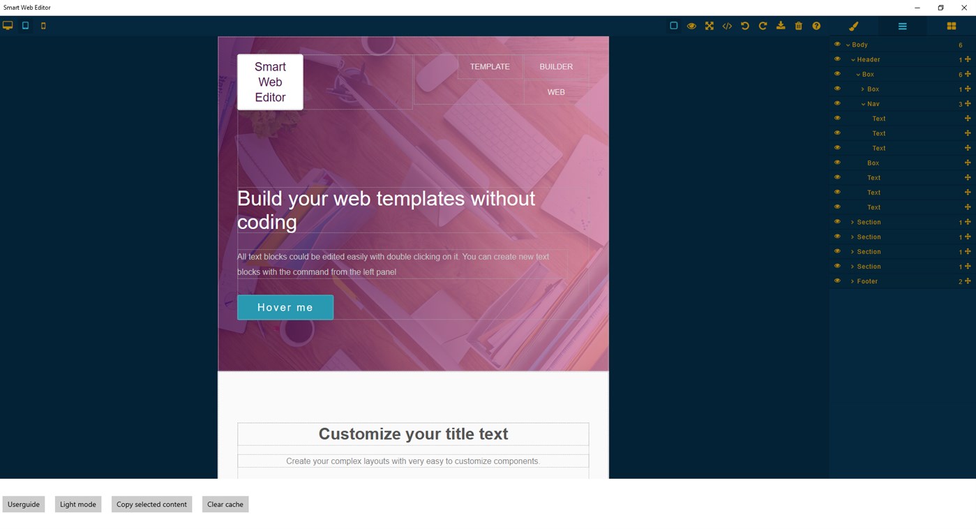 #4. Smart Web Editor (Windows) By: GenuiSoft IT