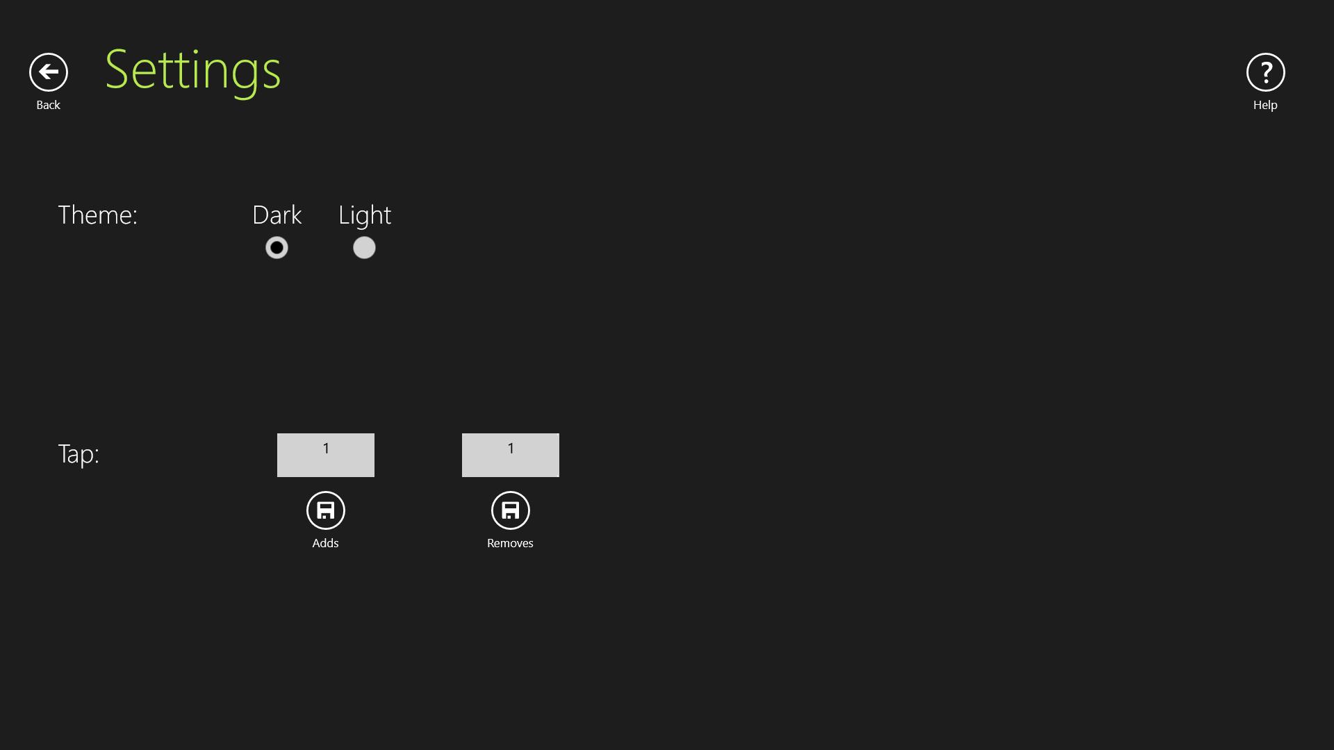 Counter App for Windows 10