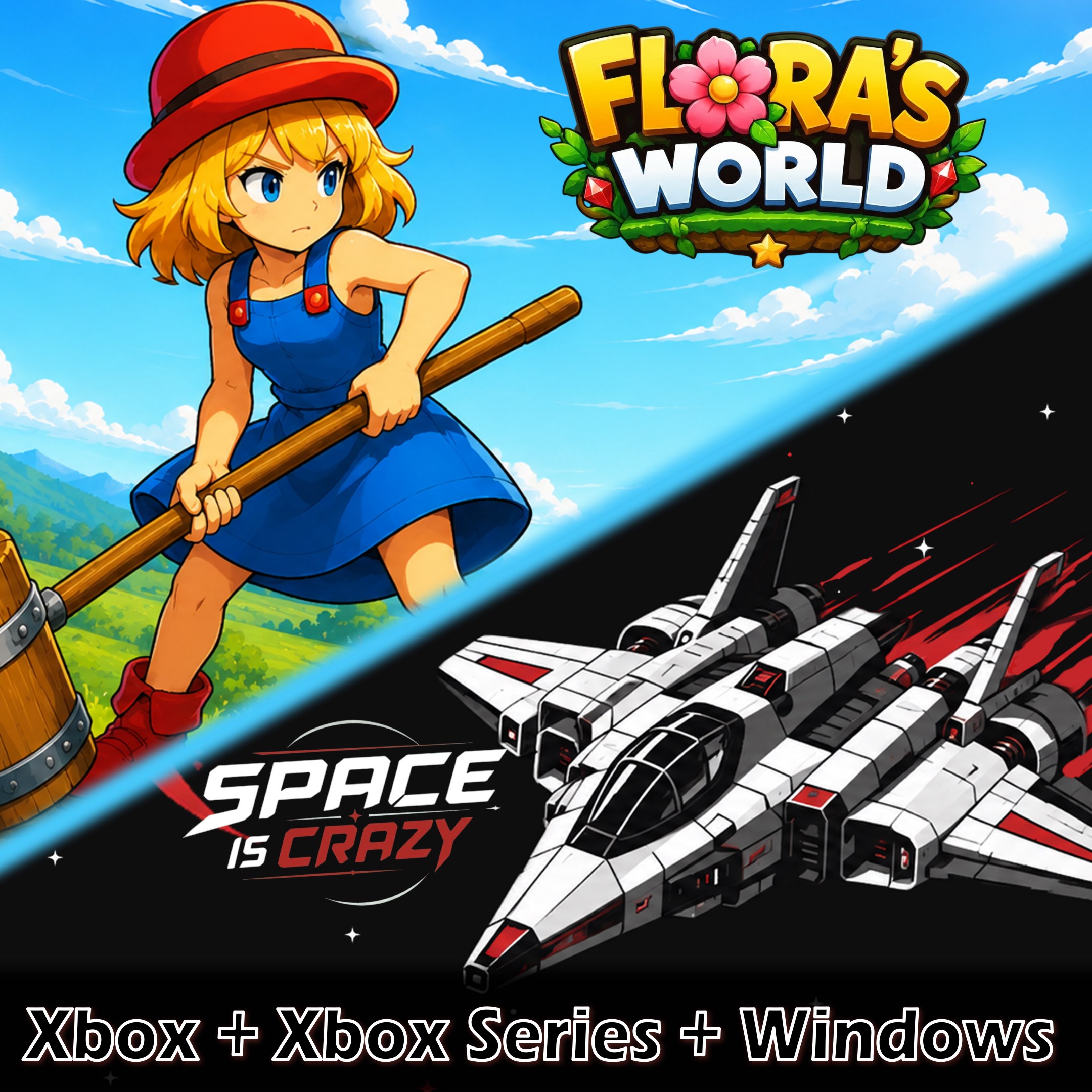 Flora's World & Space Is Crazy (Bundle)
