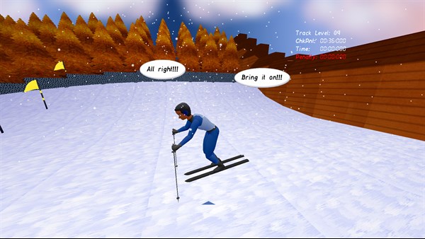 A Snowy Slalom — 6