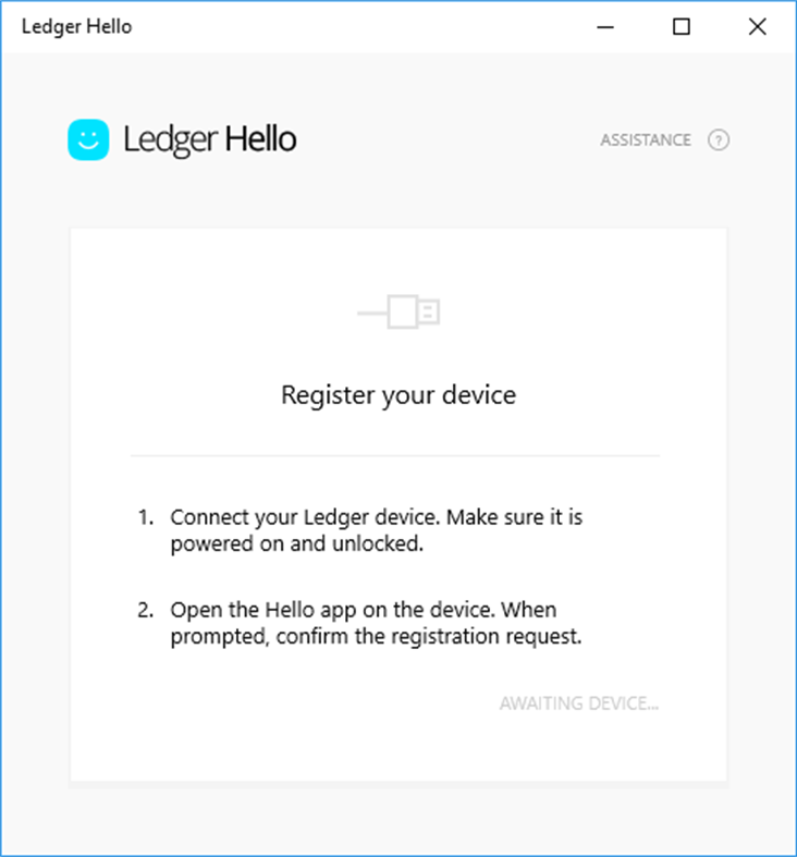 #1. Ledger Hello (Windows) 由: Ledger
