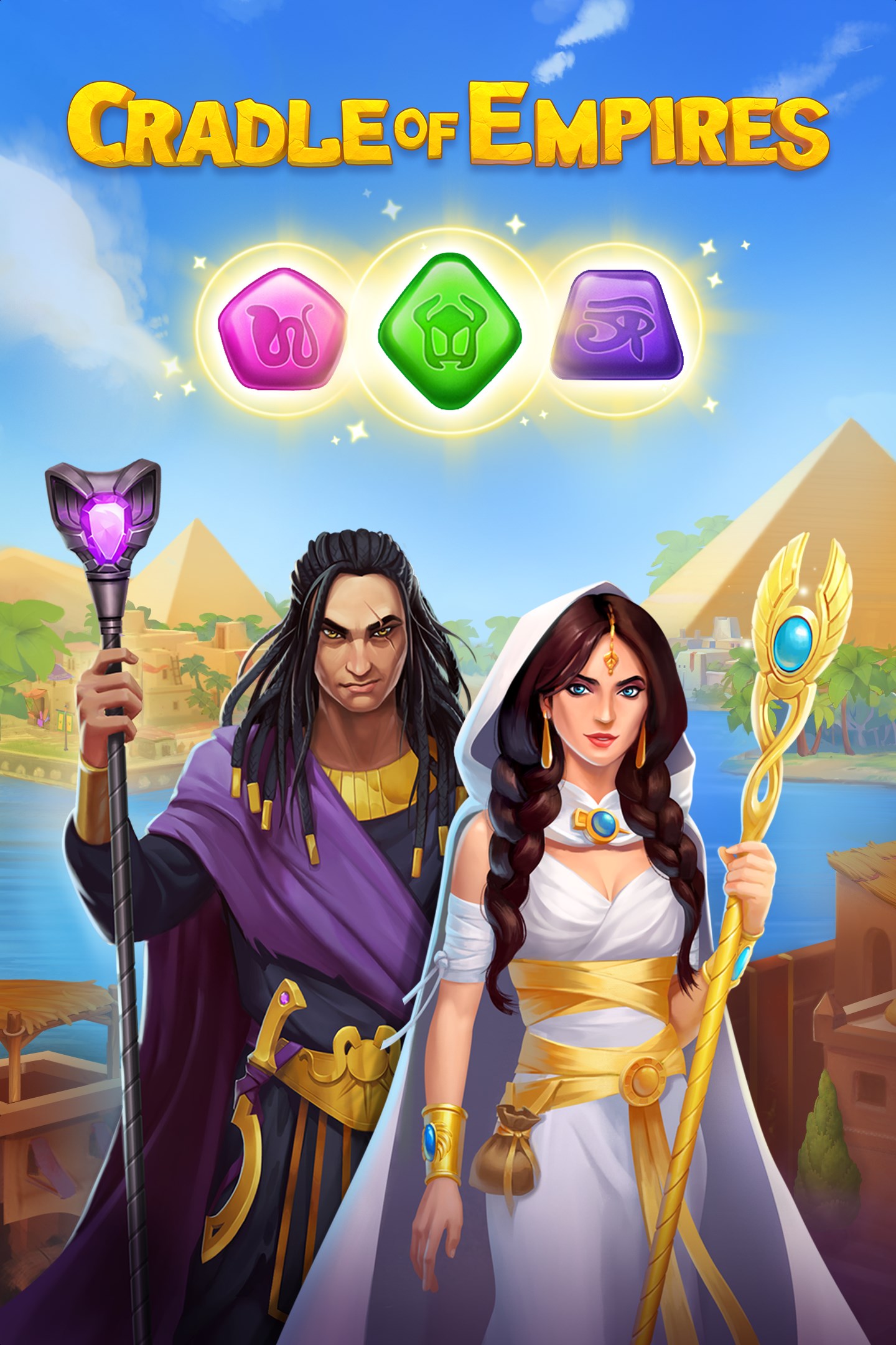 Cradle of Empires: Match 3 Puzzle Game & Jewels image