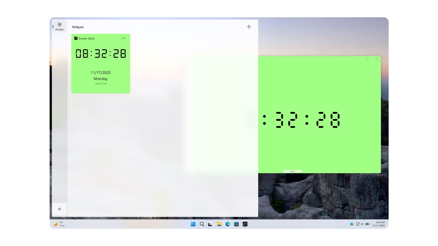 #3. Atomic Clock (Windows) 由: Stefan vd
