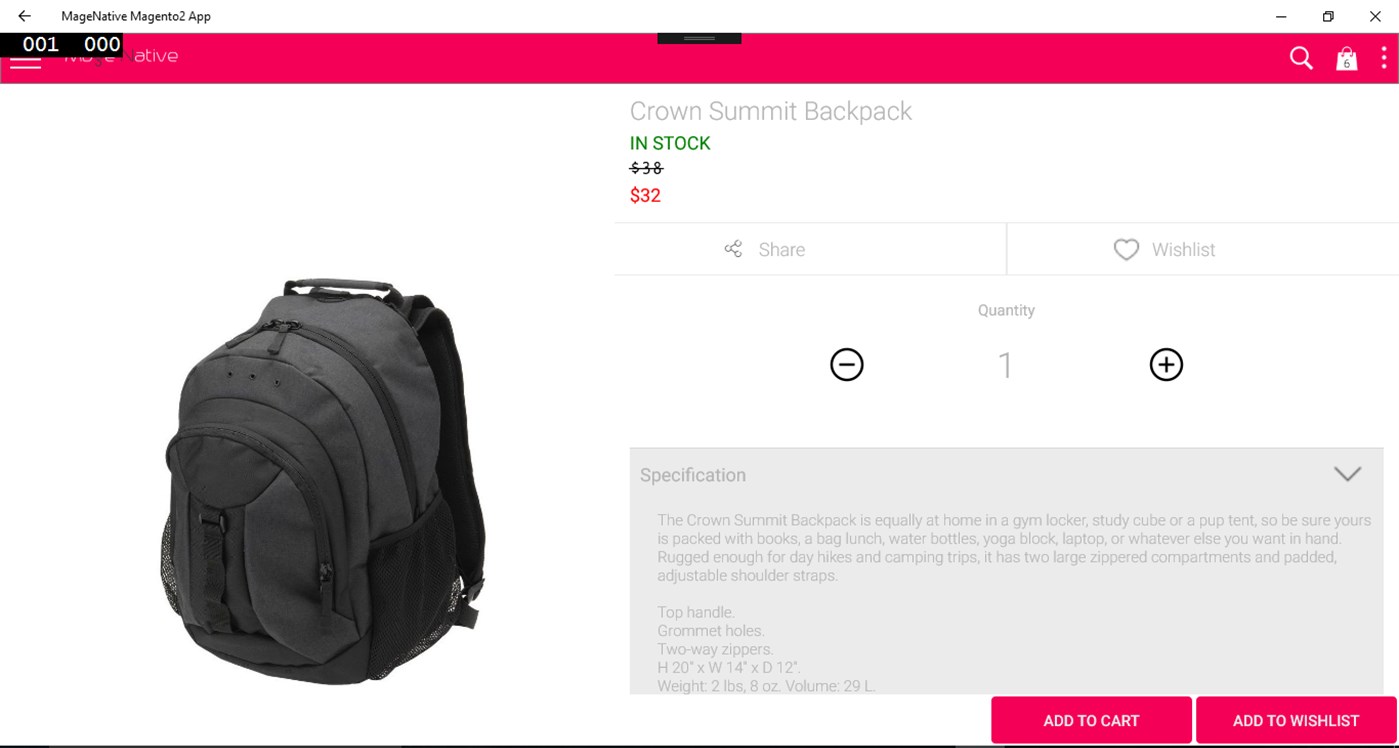 #8. MageNative Magento2 App (Windows) Bởi: CEDCOSS Technologies Private Limited