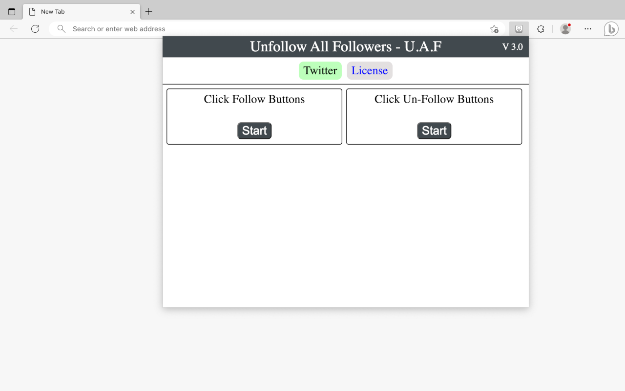 Unfollow All Followers - U.A.F