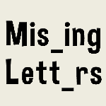 Fill Missing Letters