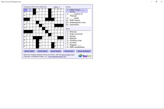 Daily Crossword Challenge Future screenshot 1