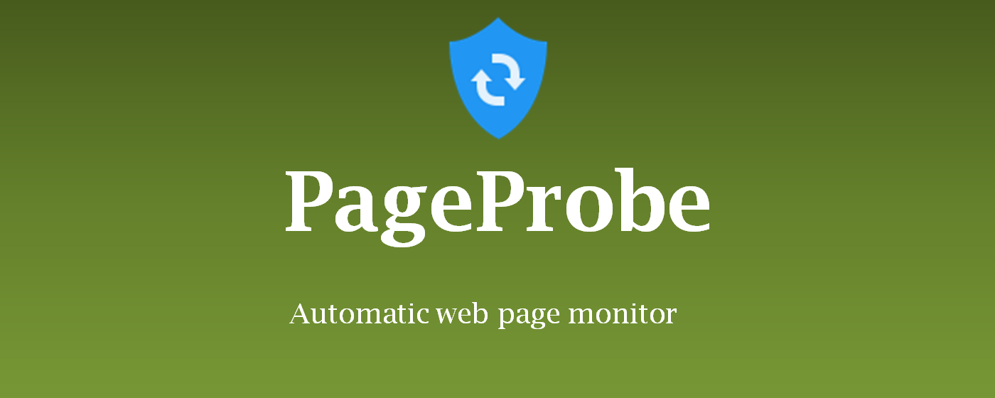 PageProbe - Automatic Page Monitor marquee promo image