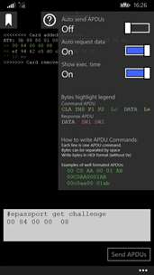 NFC APDU Terminal screenshot 2