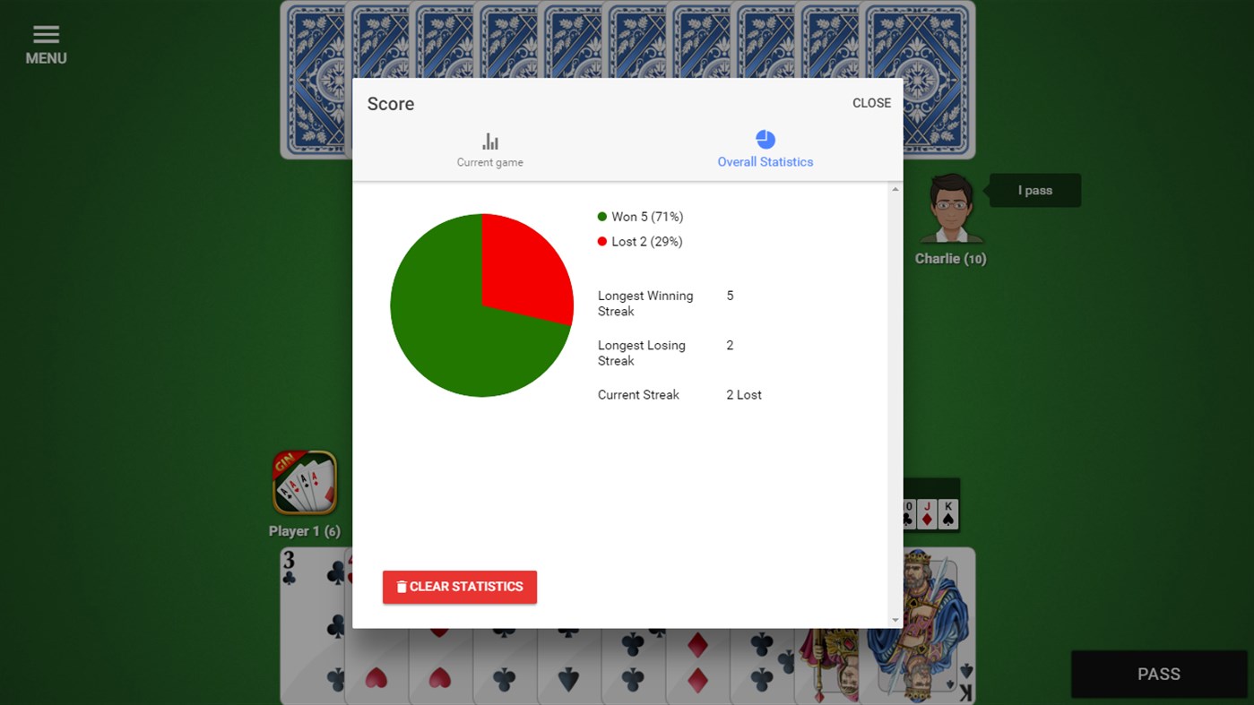#5. Gin Rummy ! (Windows) 由: TreeCardGames
