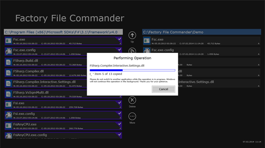 Factory File Commander screenshot 7
