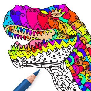 Dinossauros para Colorir para Adultos