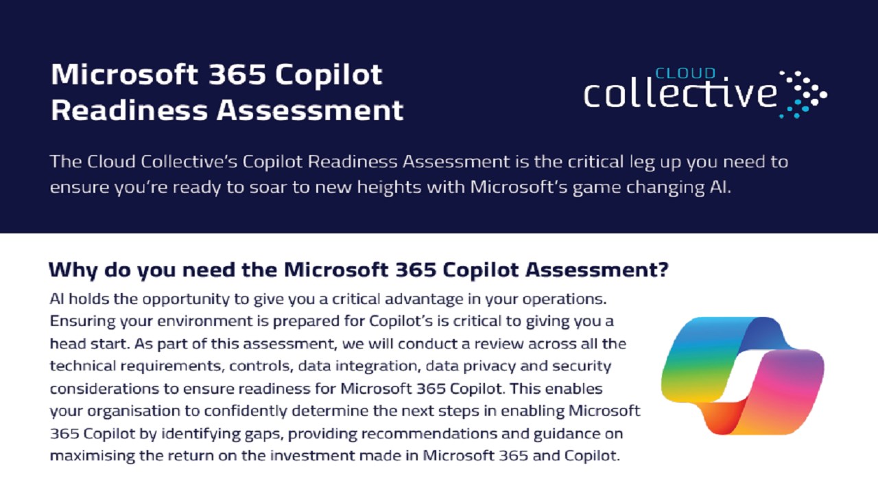 Snapshot 1 of Microsoft Copilot Readiness Assessment