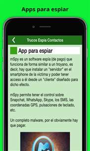 Trucos Espia Contactos screenshot 5