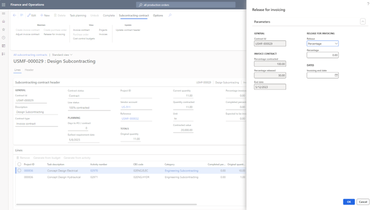 Snapshot 2 of Axtension Project Management