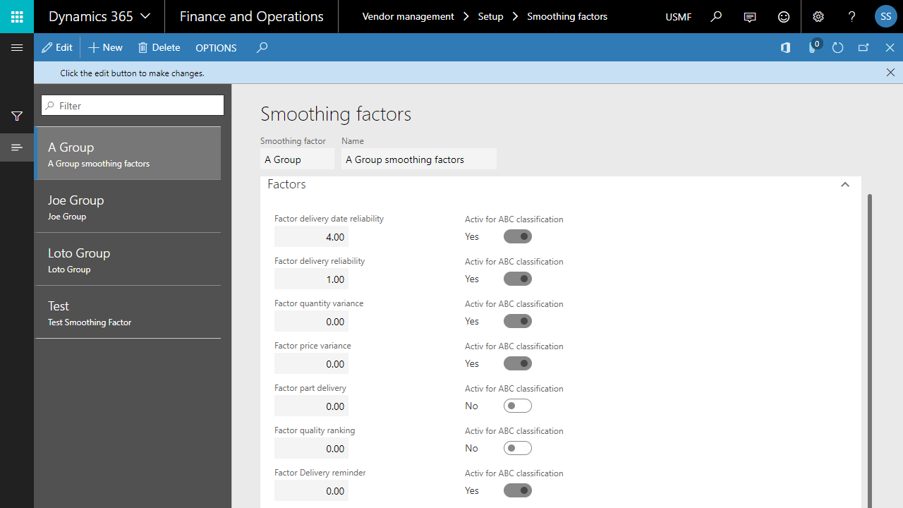Snapshot 3 of Avanade Advanced Vendor Management