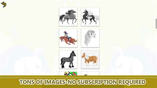 Horse Color By Number: Pixel Art, Animal Coloring Book screenshot 5