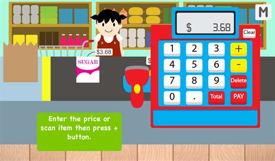 Kids Cash Register Grocery screenshot 3