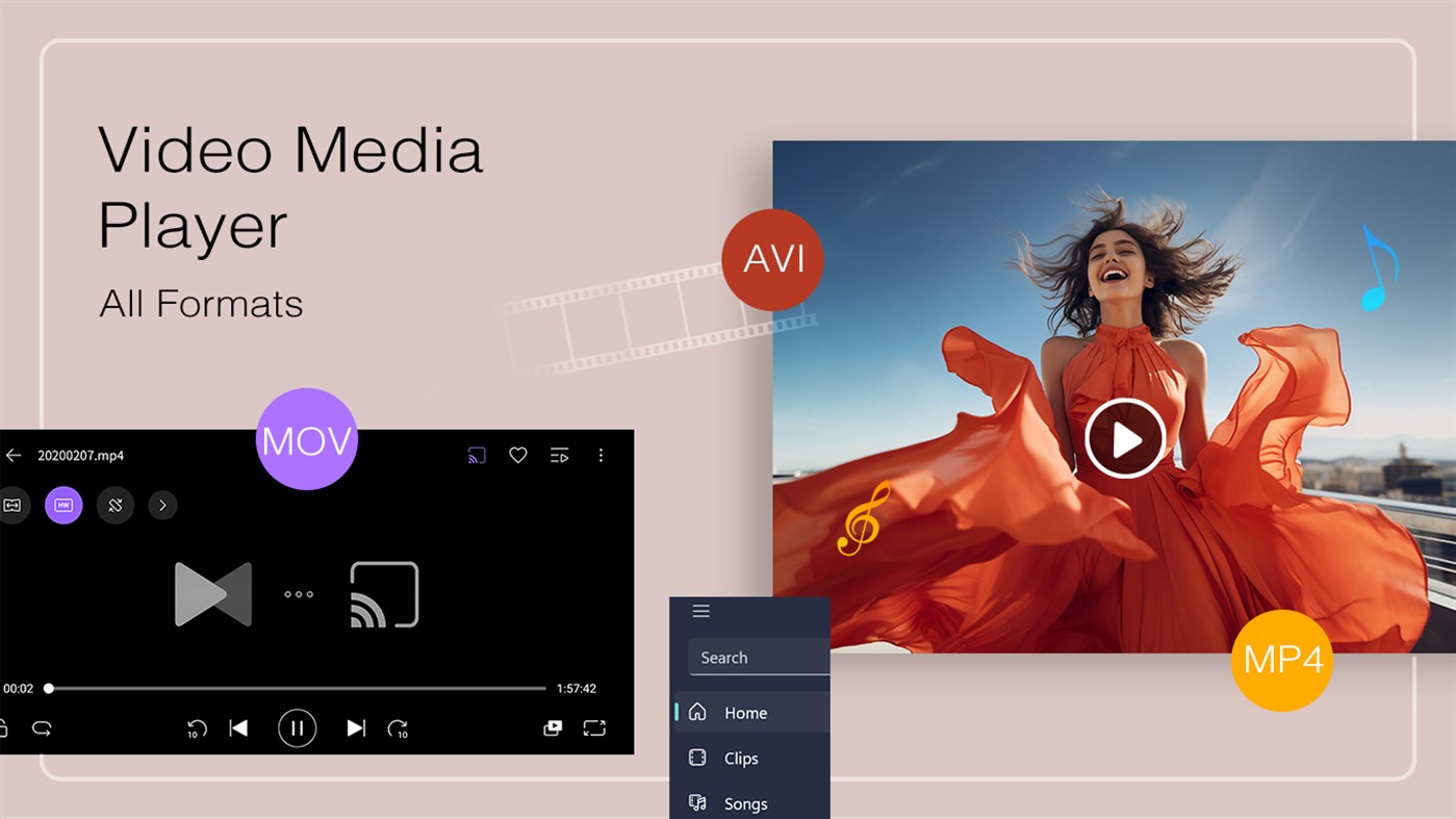 #2. Video Media Player - All Formats (Windows) By: PicsCanvas