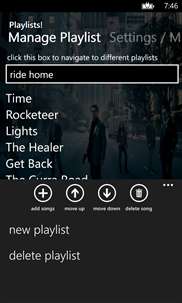 Playlists! screenshot 3