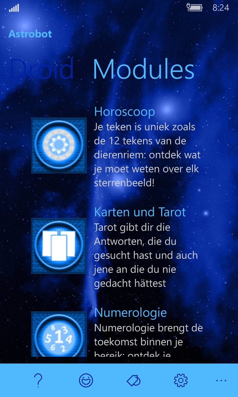 Daghoroscoop Tarotkaarten Handlezen Orakel Astrobot Kopen