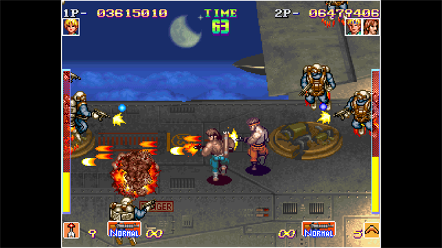 ACA NEOGEO SHOCK TROOPERS screenshot 2