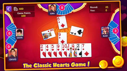 Hearts Card Game Free screenshot 2