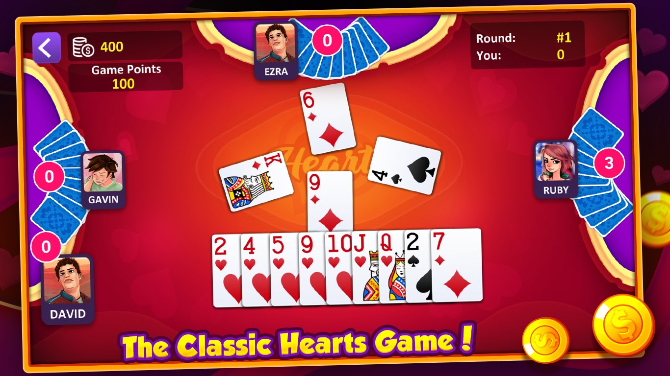 Hearts Card Game Pro For Windows 10 PC Free Download - Best Windows 10 Apps