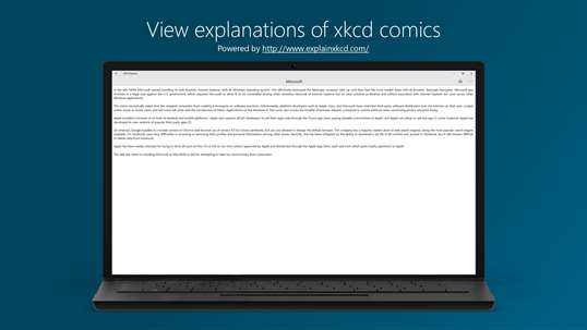 XKCD Explorer screenshot 4