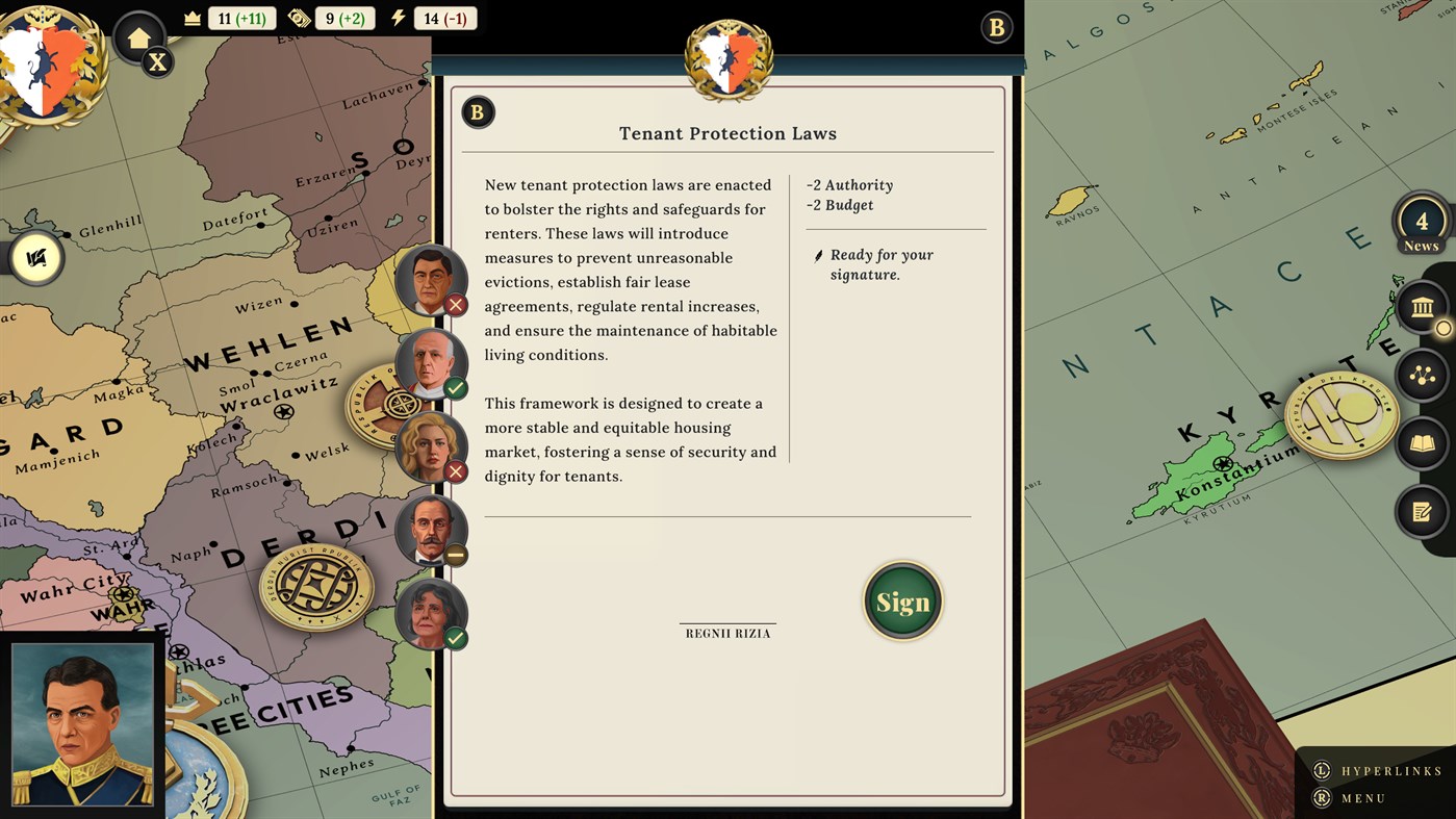 #6. Suzerain Expanded Edition (Windows) 由: Torpor Games