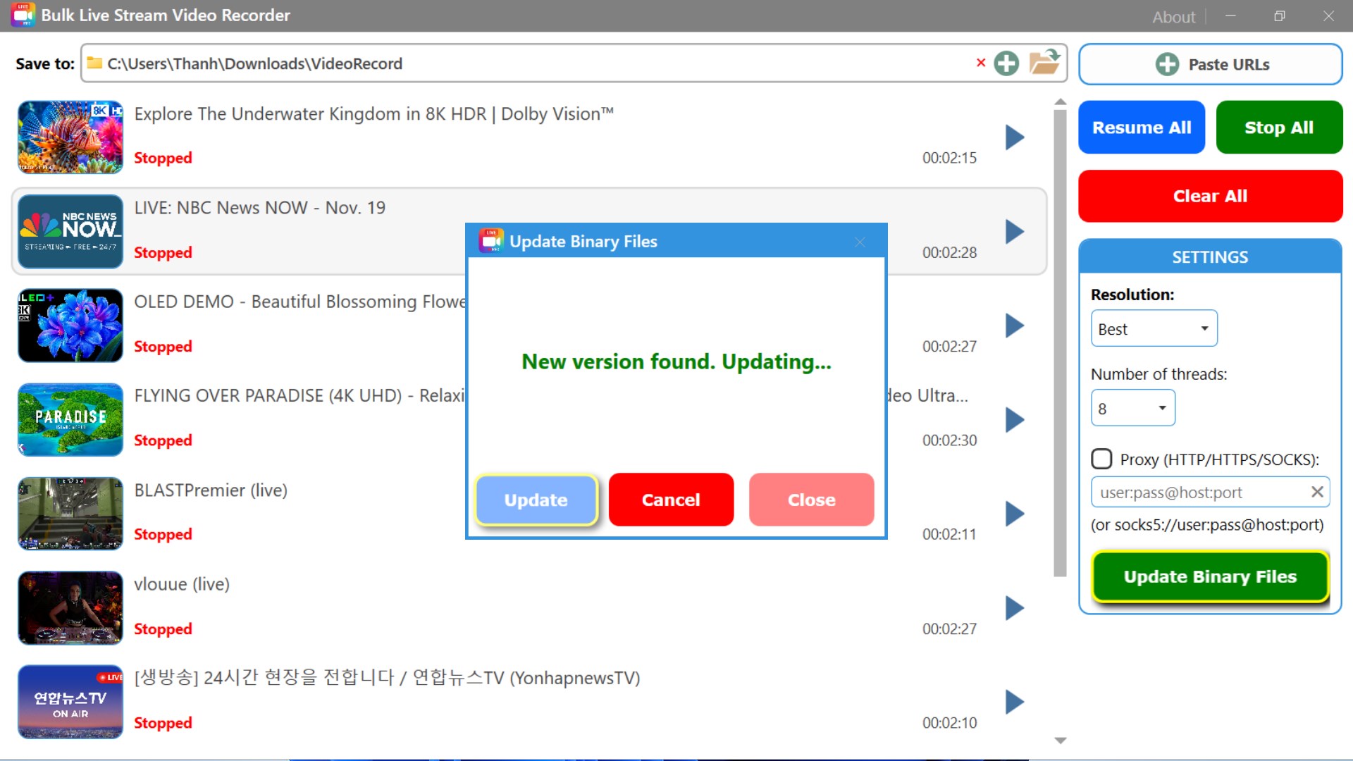 Bulk Live Stream Video Recorder - Windows에서 다운로드 및 설치 | Microsoft Store