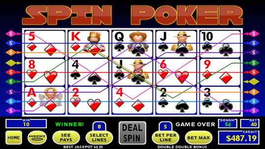 Spin Poker screenshot 4