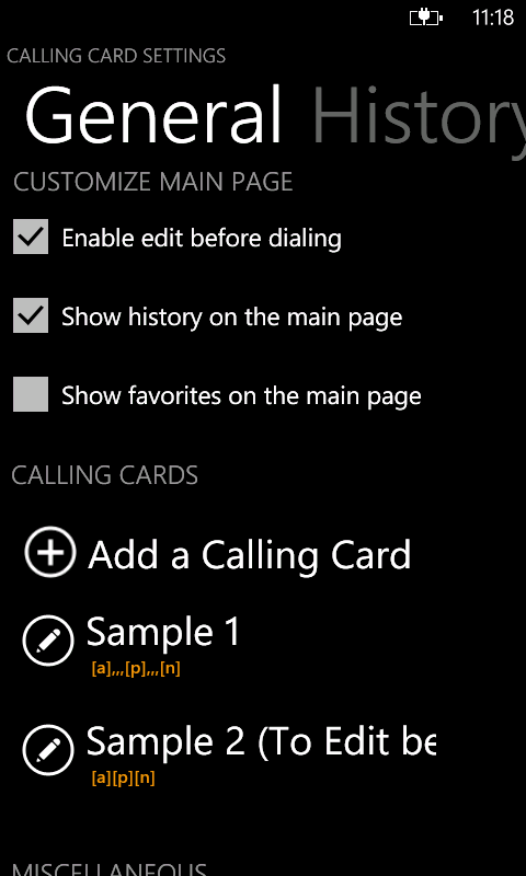 Captura de Pantalla 4 Calling Card Free windows
