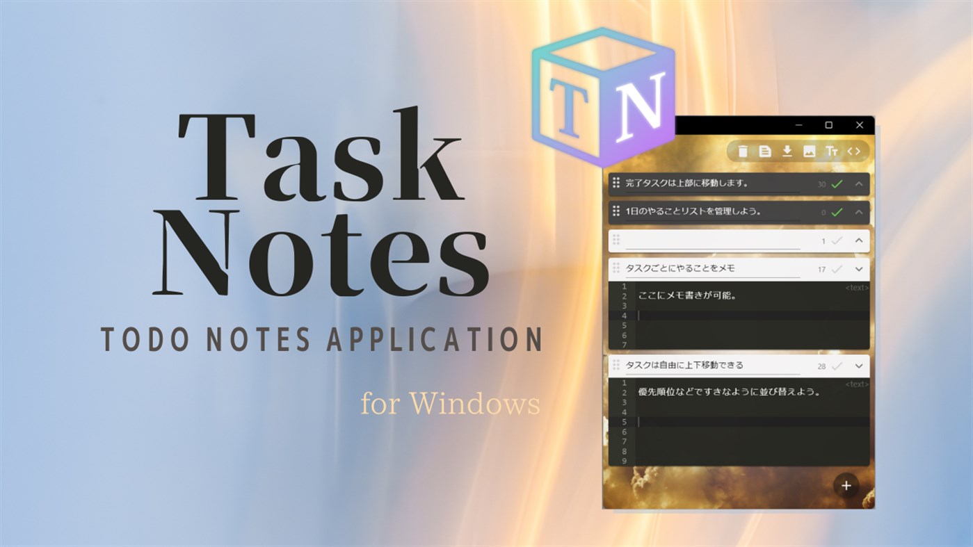 #1. Task Notes (Windows) Göre: programwiz.org