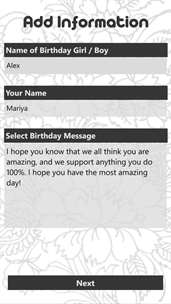 Birthday Cards Maker screenshot 2