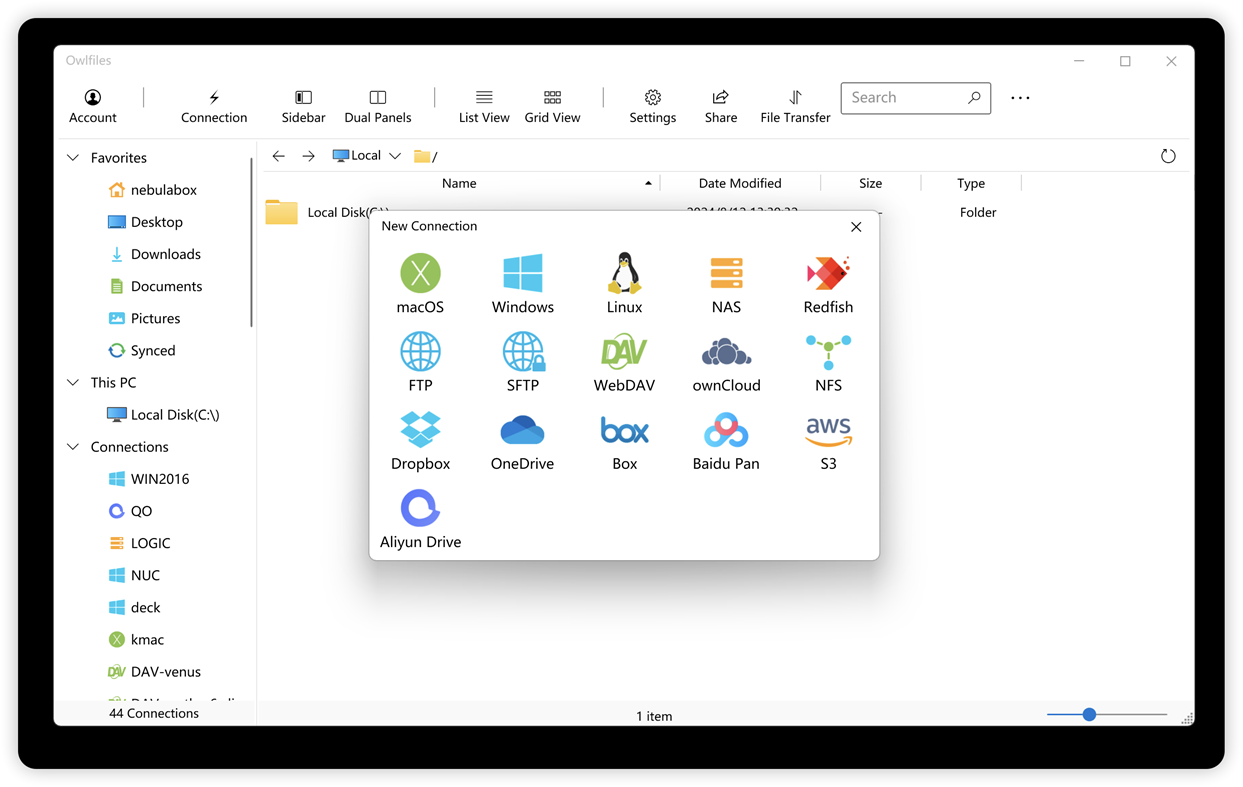 #8. Owlfiles - File Manager (Windows) Por: Skyjos Co., Ltd.