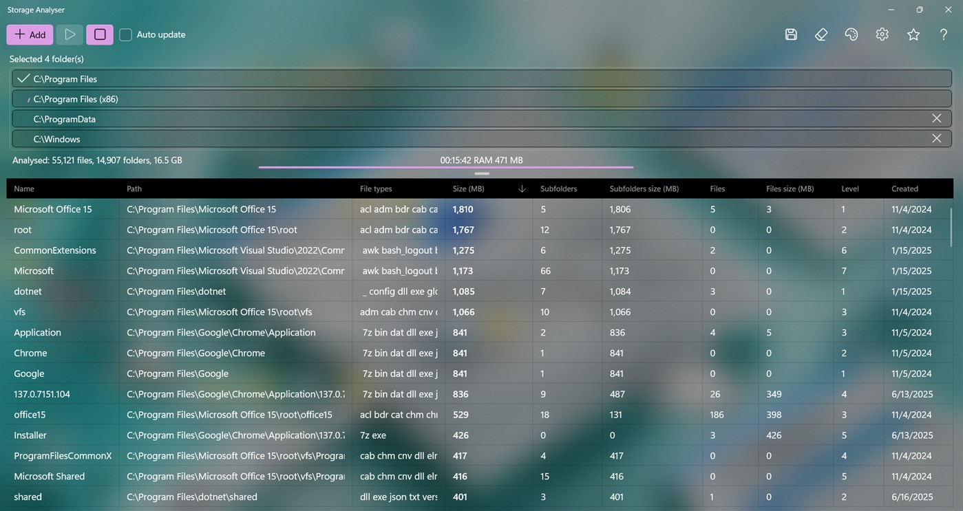 #8. Storage Analyser (Windows) Av: Alexander Komarov