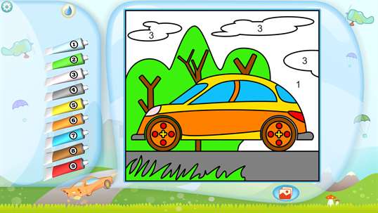 Color by Numbers - Cars screenshot 1