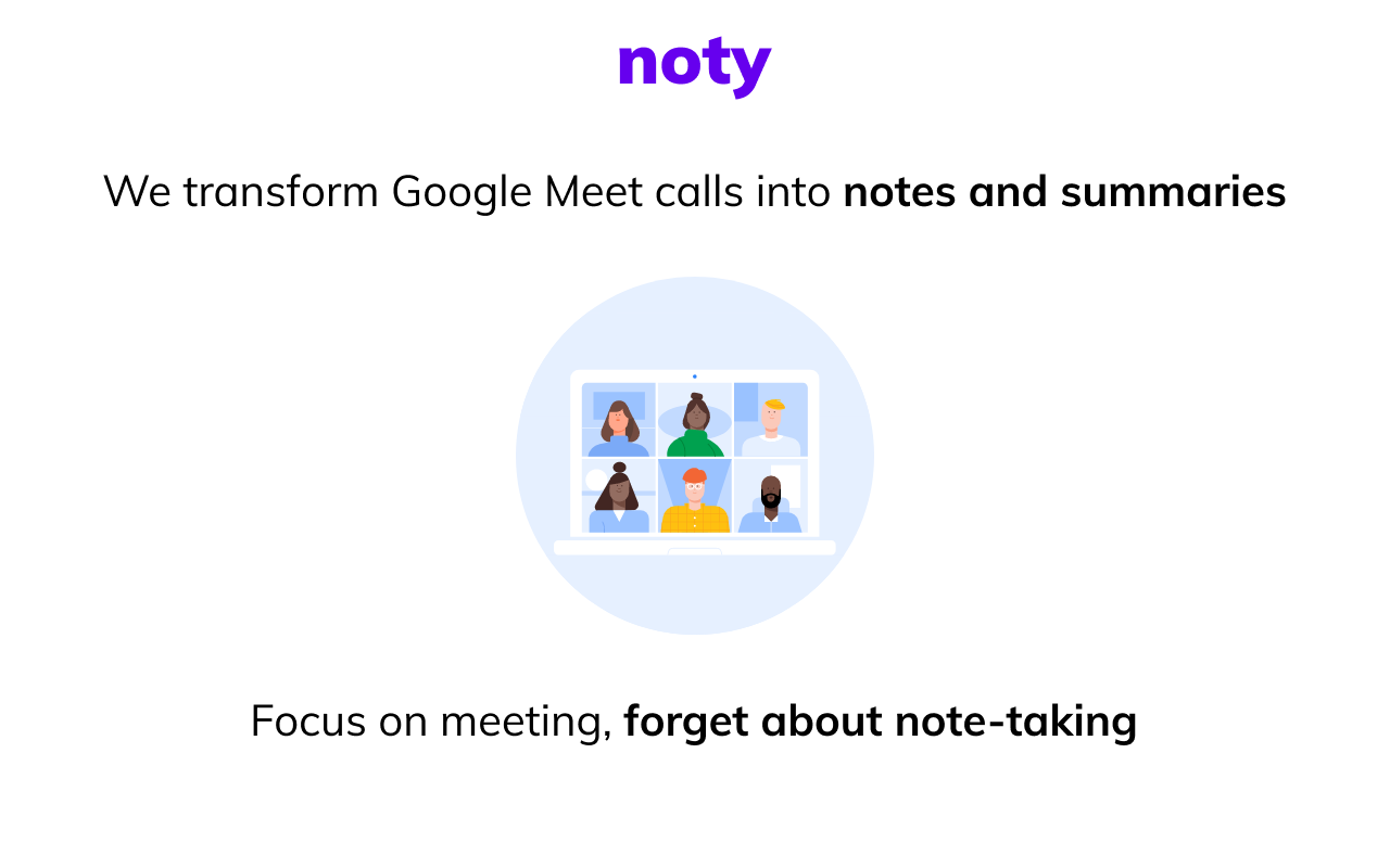 Noty - Google Meet Transcription & Analytics