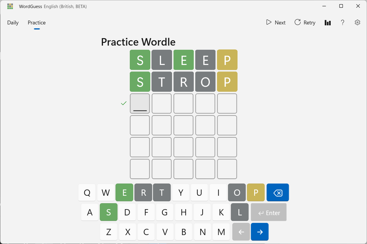 WordGuess screenshot