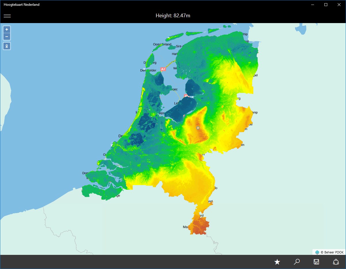 【图】Hoogtekaart Nederland(截图1)