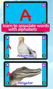 Alphabets with animal sounds and pictures screenshot 3