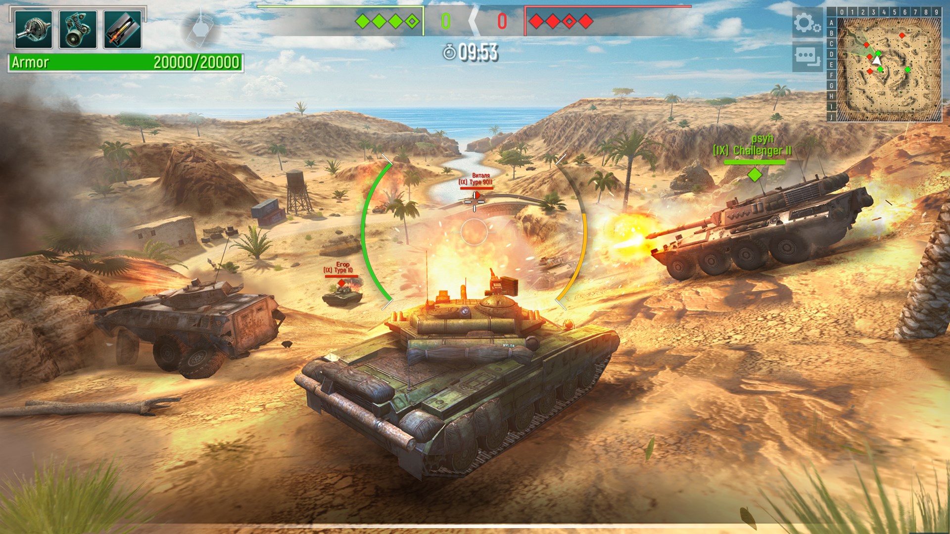 【图】Tank Force: 现代坦克上的坦克战争游戏(截图1)