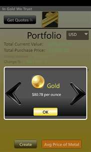 GoldBugCalculator Lite screenshot 8