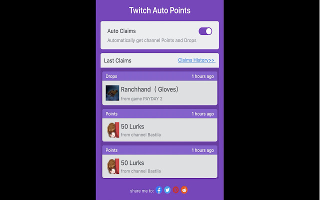 Twitch Channel Points Auto Claimer -Twiclips