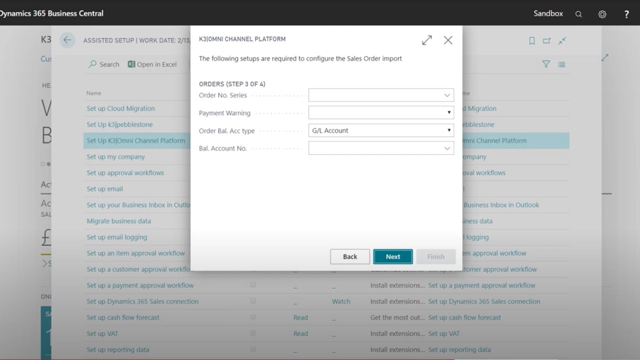 Snapshot 1 of K3 Omni Channel Platform
