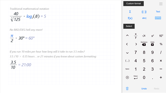 Visual Calculation Editor screenshot 1