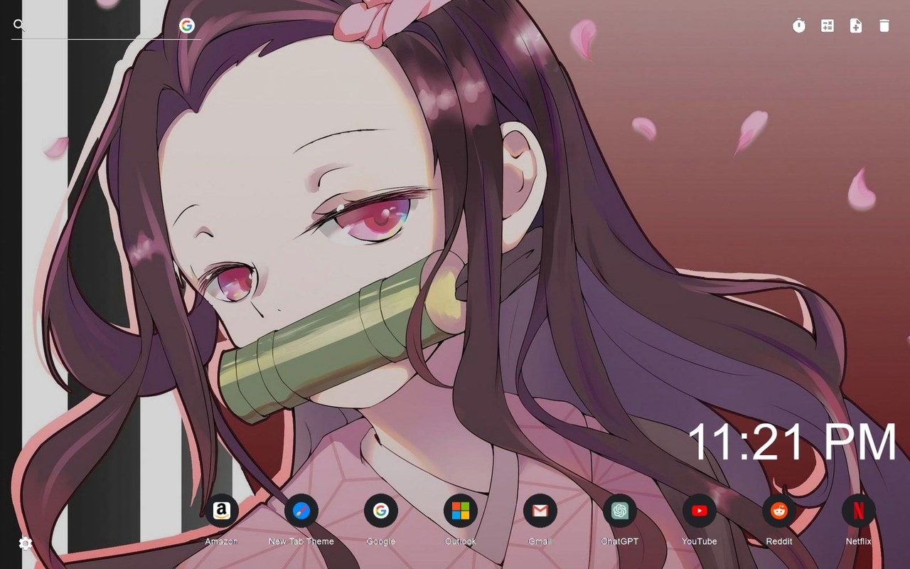 Demon Slayer Nezuko Wallpaper New Tab