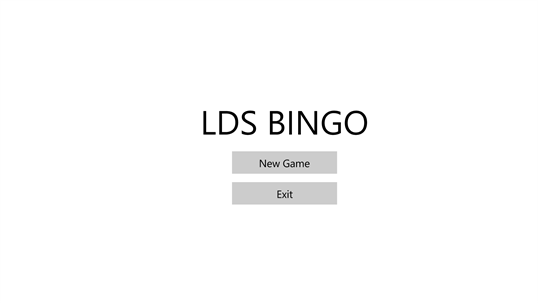 LDS BINGO screenshot 2