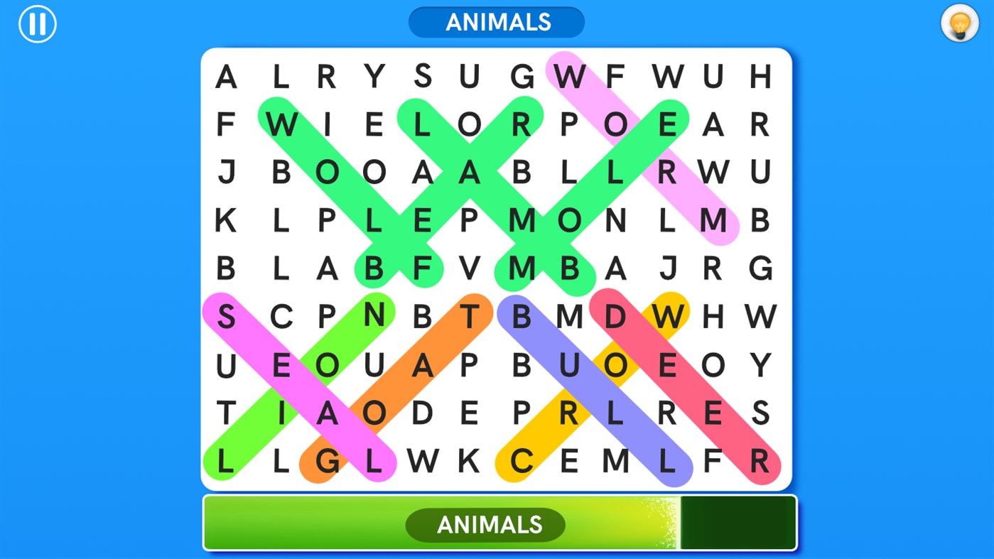 #2. Word Search - Word Puzzle Game (Windows) By: RV AppStudios